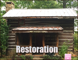 Historic Log Cabin Restoration  Clinton County, Kentucky